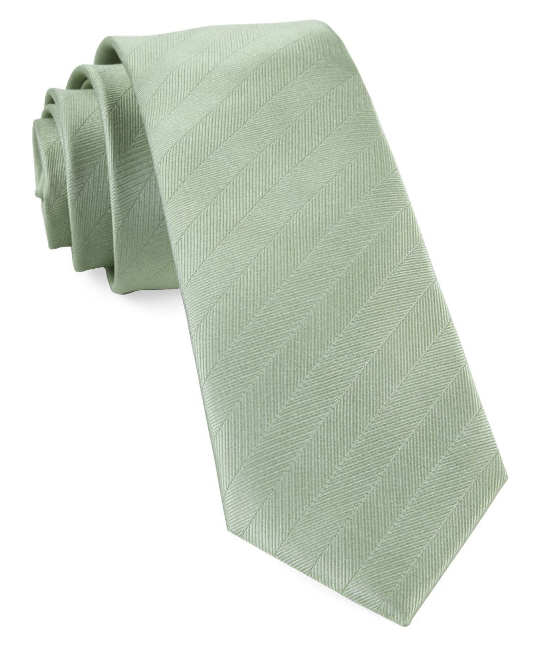 Light Sage Green Regular Tie / Light Sage Green Necktie / Light