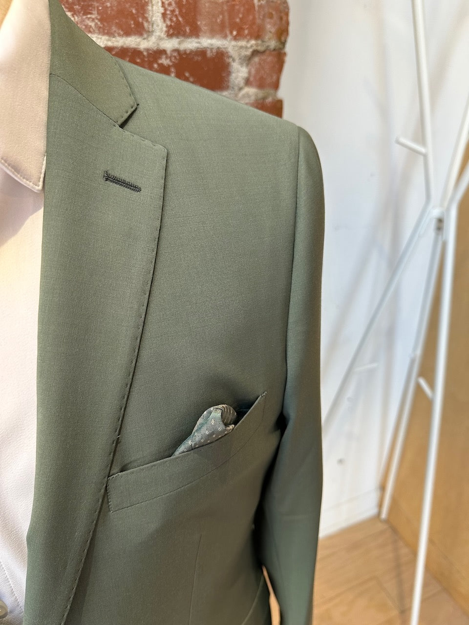 Sage Green Stretch Suit Coat Sage Green Stretch Suit Coat